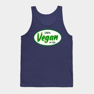 Veganism saves Lives Healthy Green and Lean Tank Top
